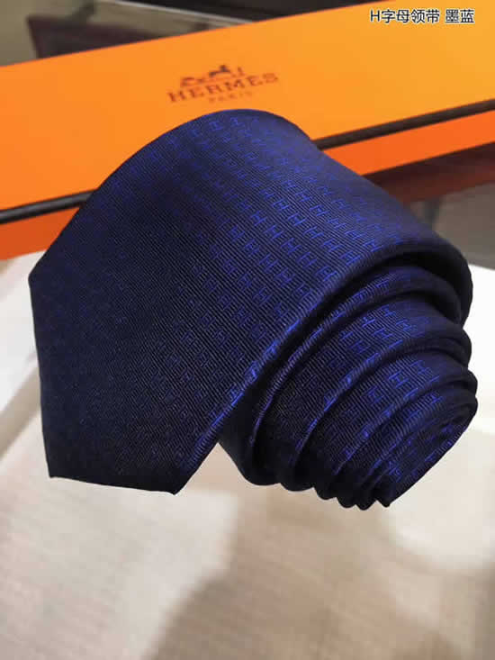 Classic Men Business Luxury Tie Replica Top Quality Hermes Ties 33